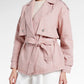 Mono Puzzle Jacquard Denim Outer - Pink