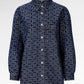 Mono Puzzle Jacquard Denim Shirt - Dark