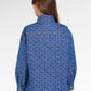 Mono Puzzle Jacquard Denim Shirt - Medium
