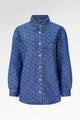 Mono Puzzle Jacquard Denim Shirt - Medium