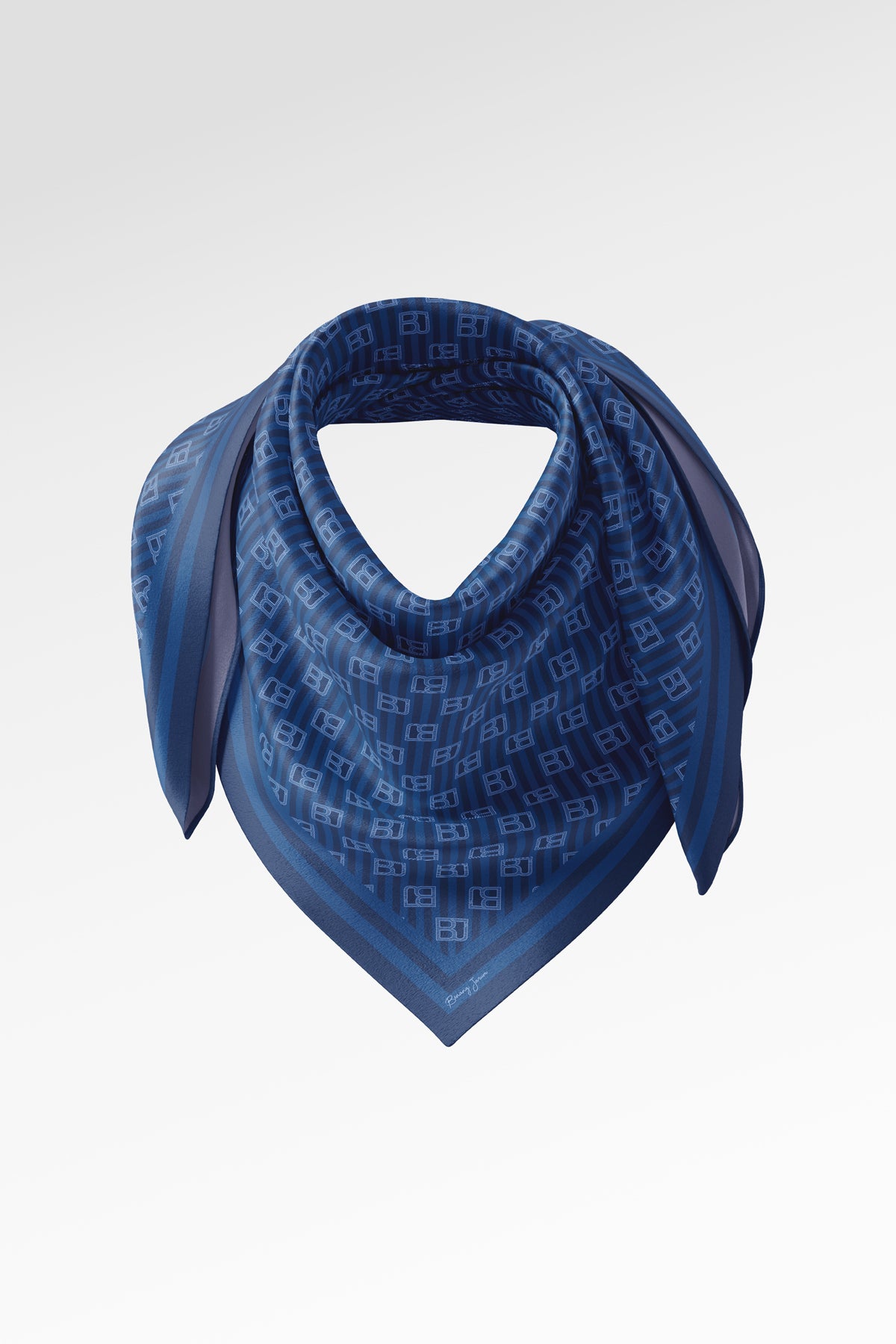 Mono Stripes Scarf - Ocean