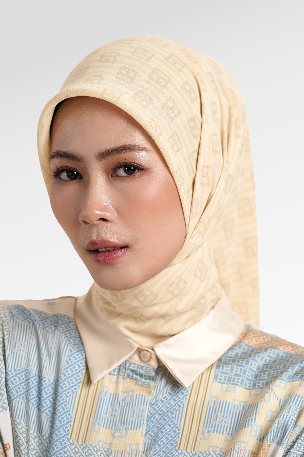 Mono Stripes Scarf - Yuzu