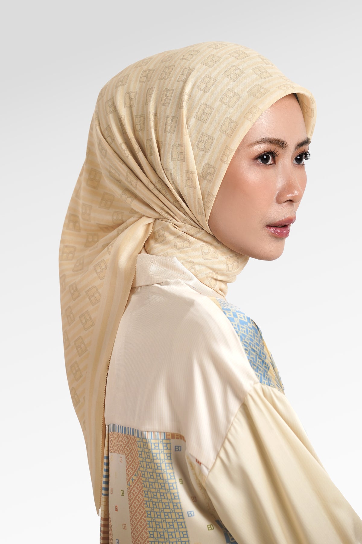 Mono Stripes Scarf - Yuzu