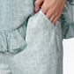 Monogram Culotte Pants - Zellige