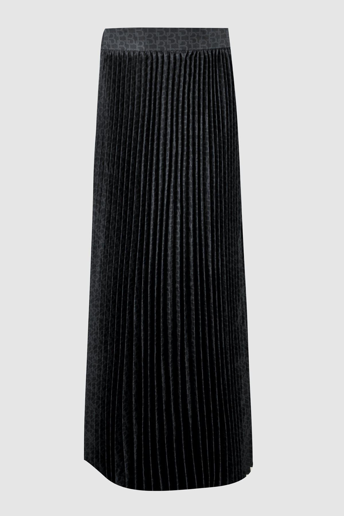 Monogram Pleated Skirt - Dark Viola