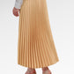 Monogram Pleated Skirt - Marigold