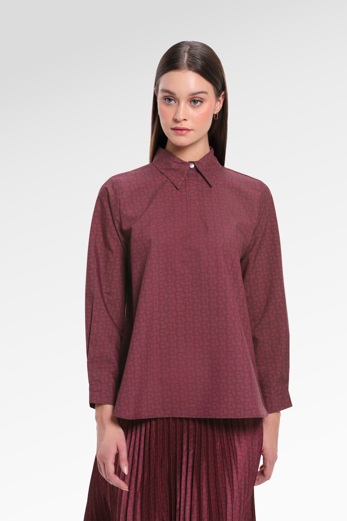 Monogram Polo Shirt - Red Tide