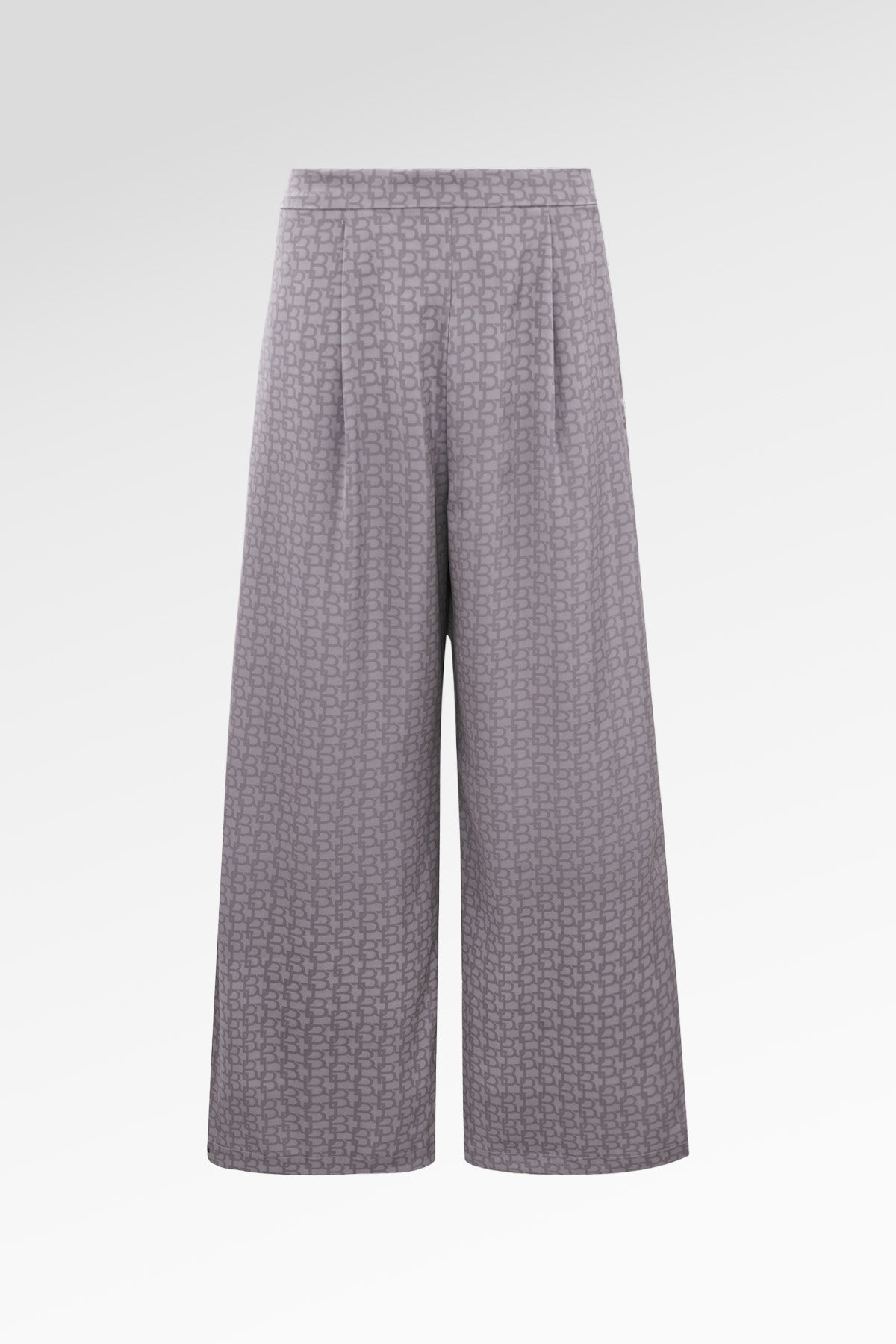 Monogram Satin Pants - Anchor