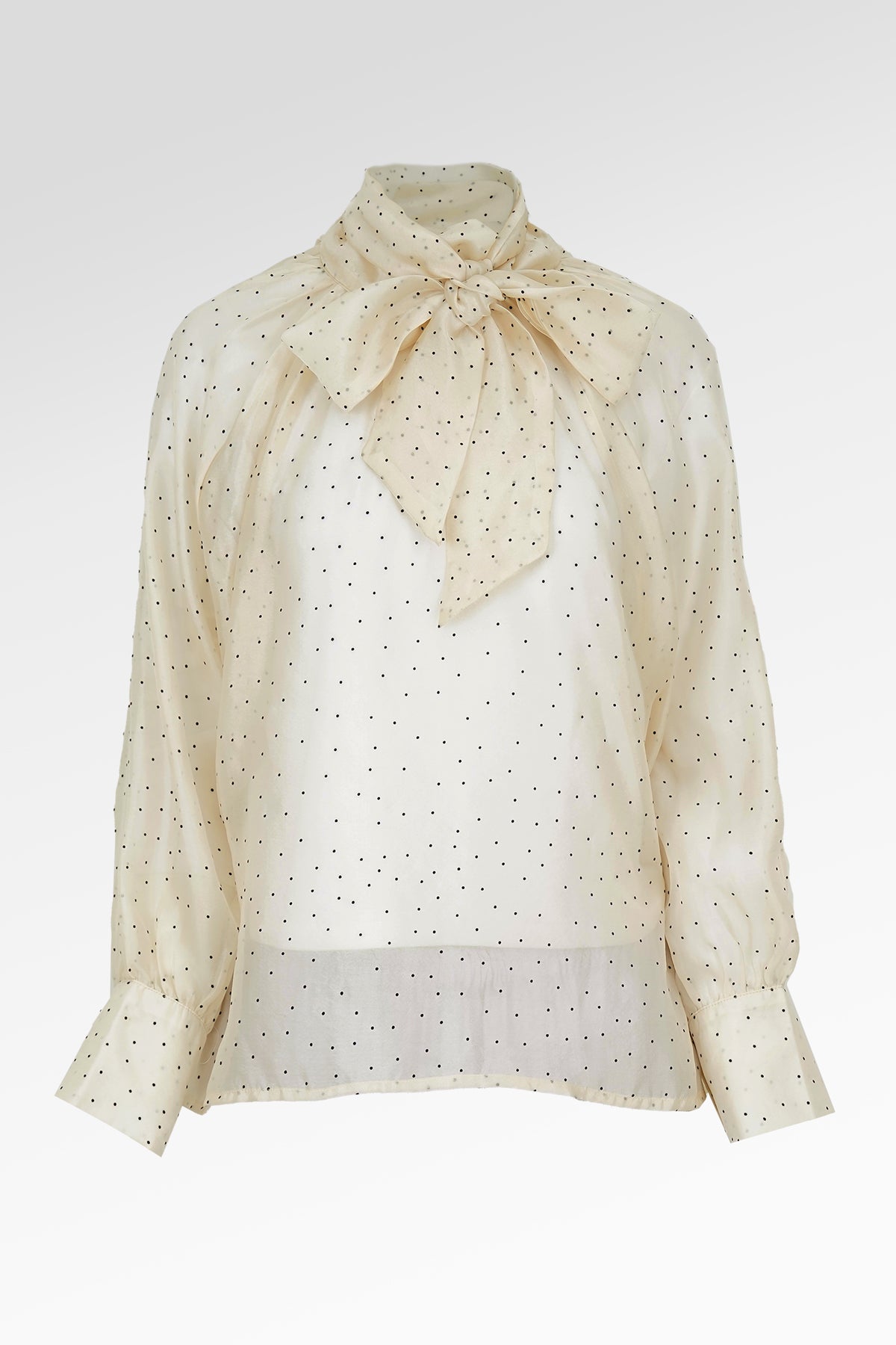 Myla Polka Blouse - Ivory