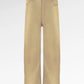 Myra Leather Pants - Khaki