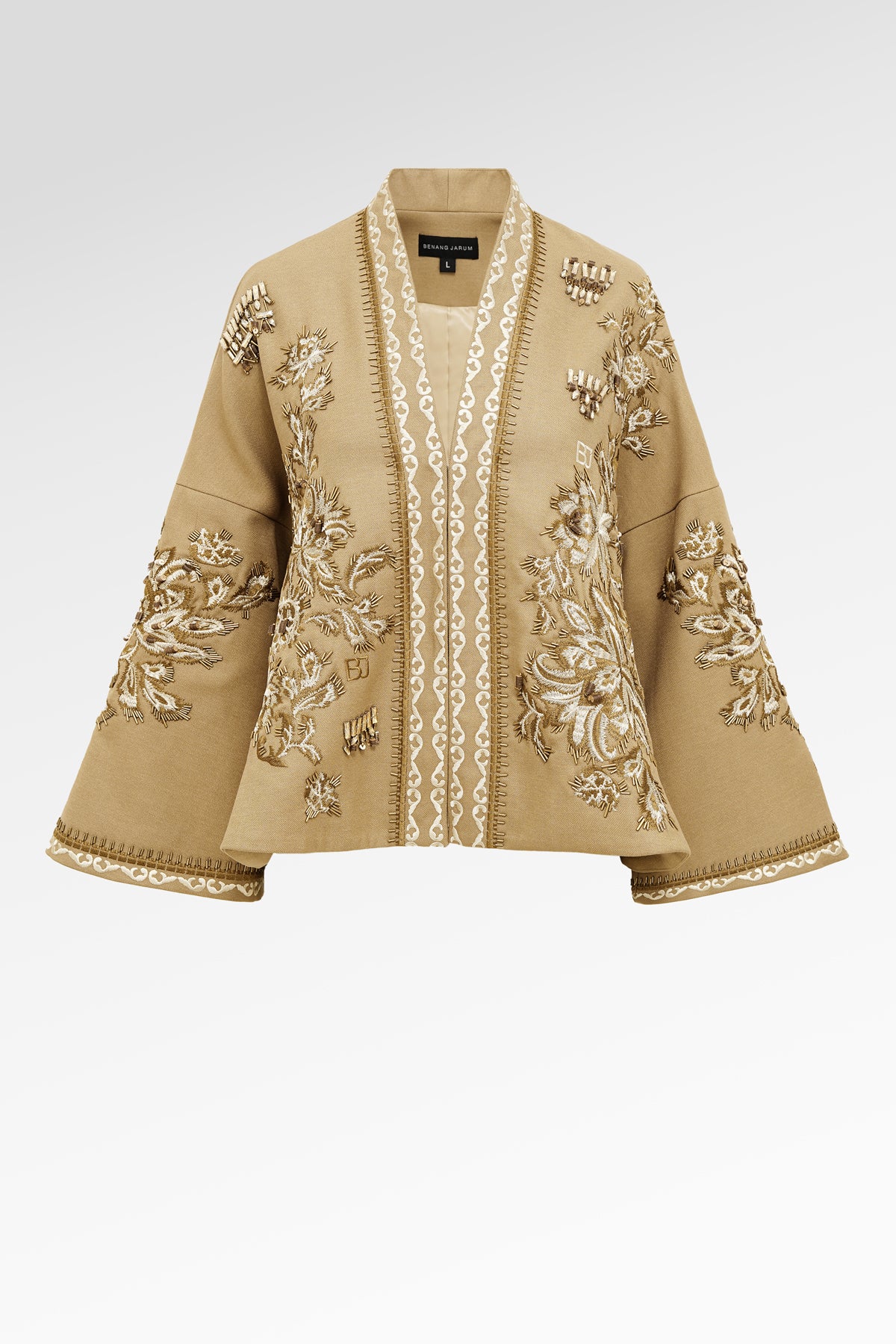 Nadine Embroidery Outer - Coffee