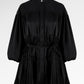 Nara Gathered Shirt - Black