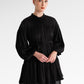 Nara Gathered Shirt - Black