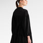 Nara Gathered Shirt - Black