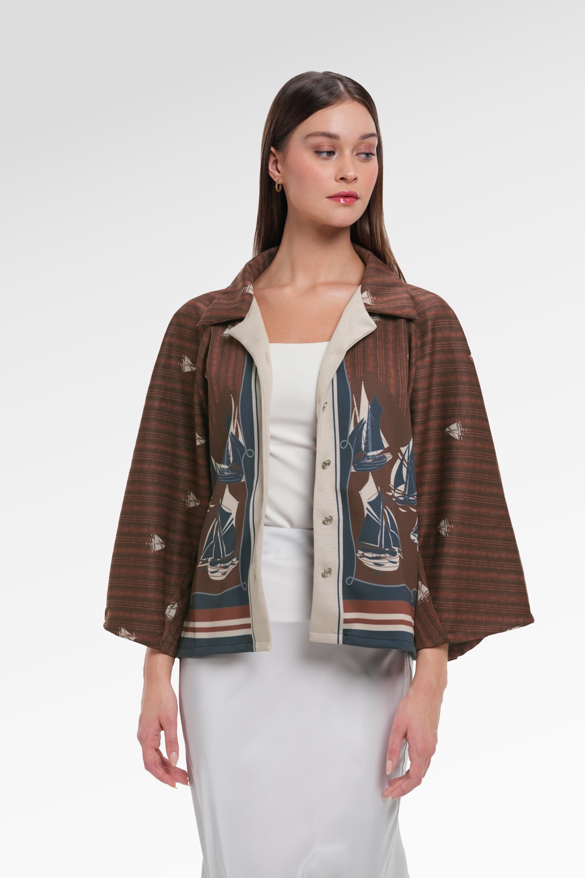 Nauticagram Outer - Terracotta