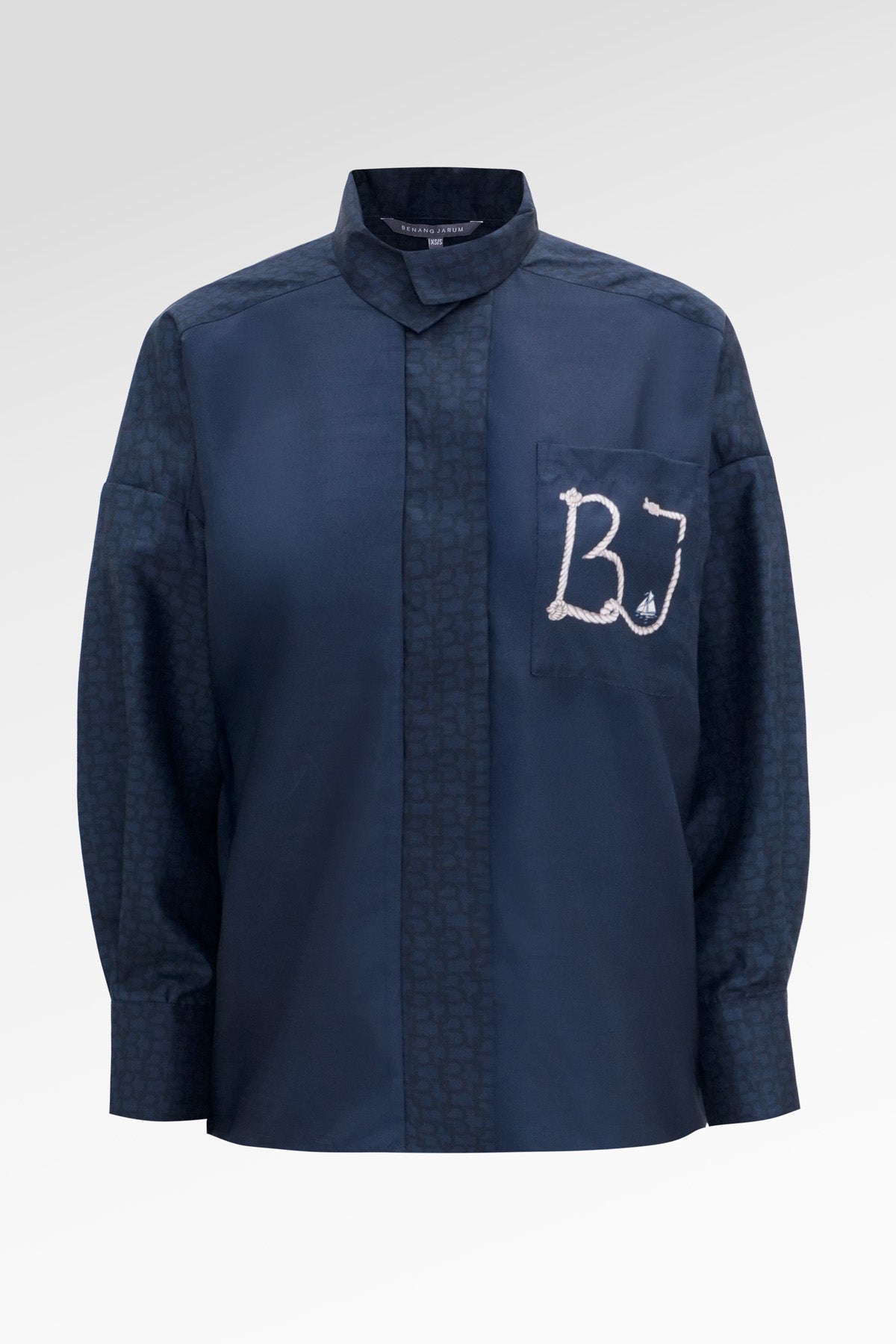 Nauticagram Oversized Shirt - Ocean