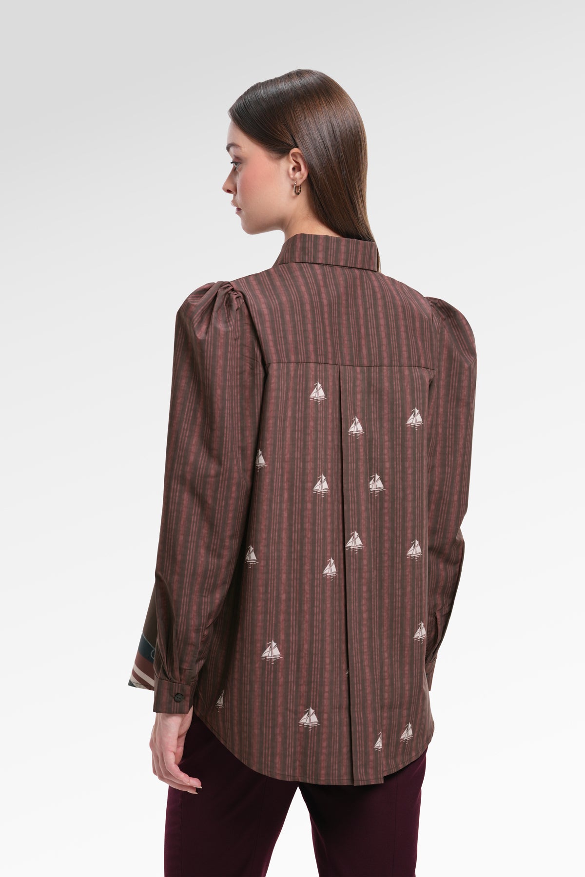 Nauticagram Puffy Shirt - Terracota