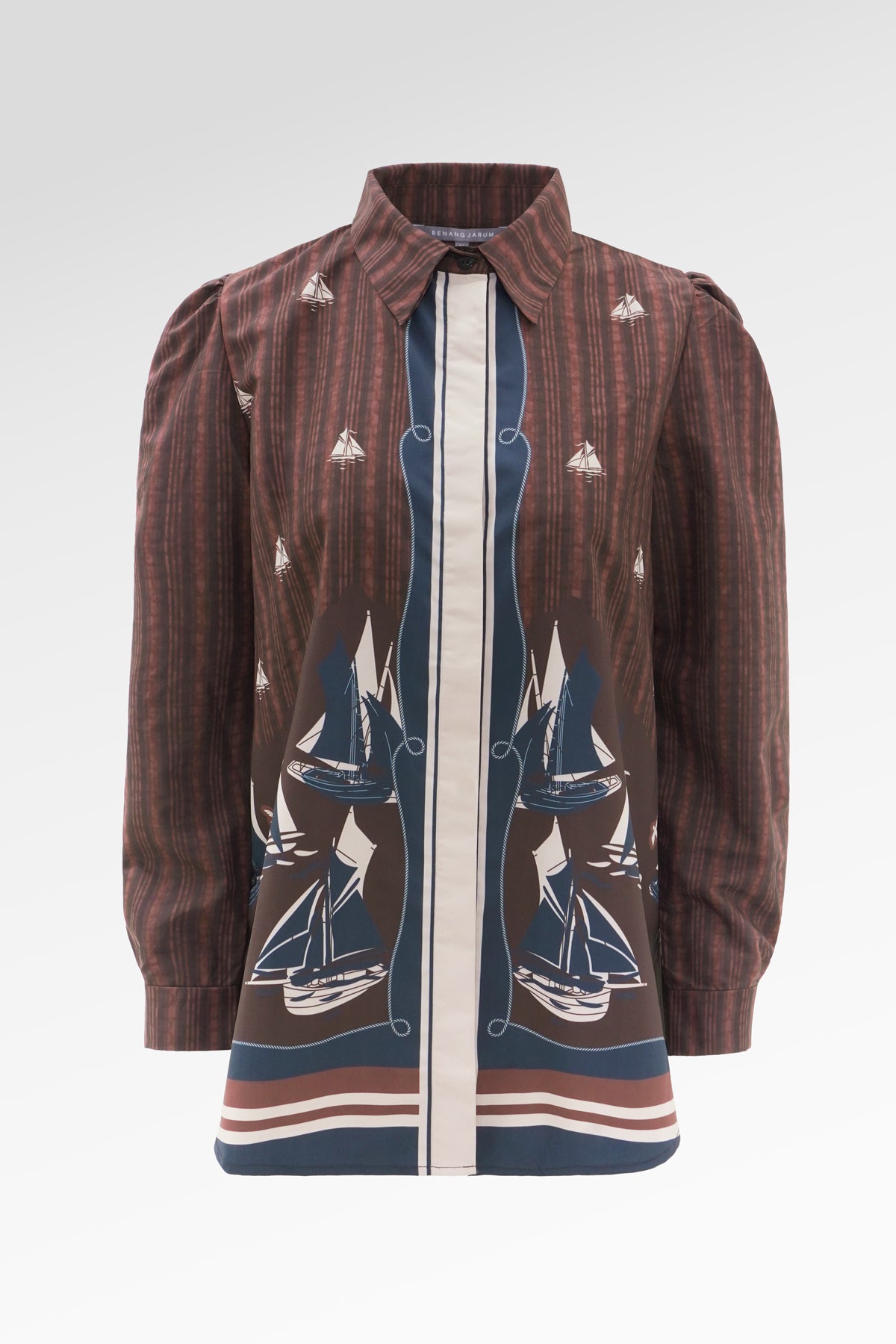 Nauticagram Puffy Shirt - Terracota