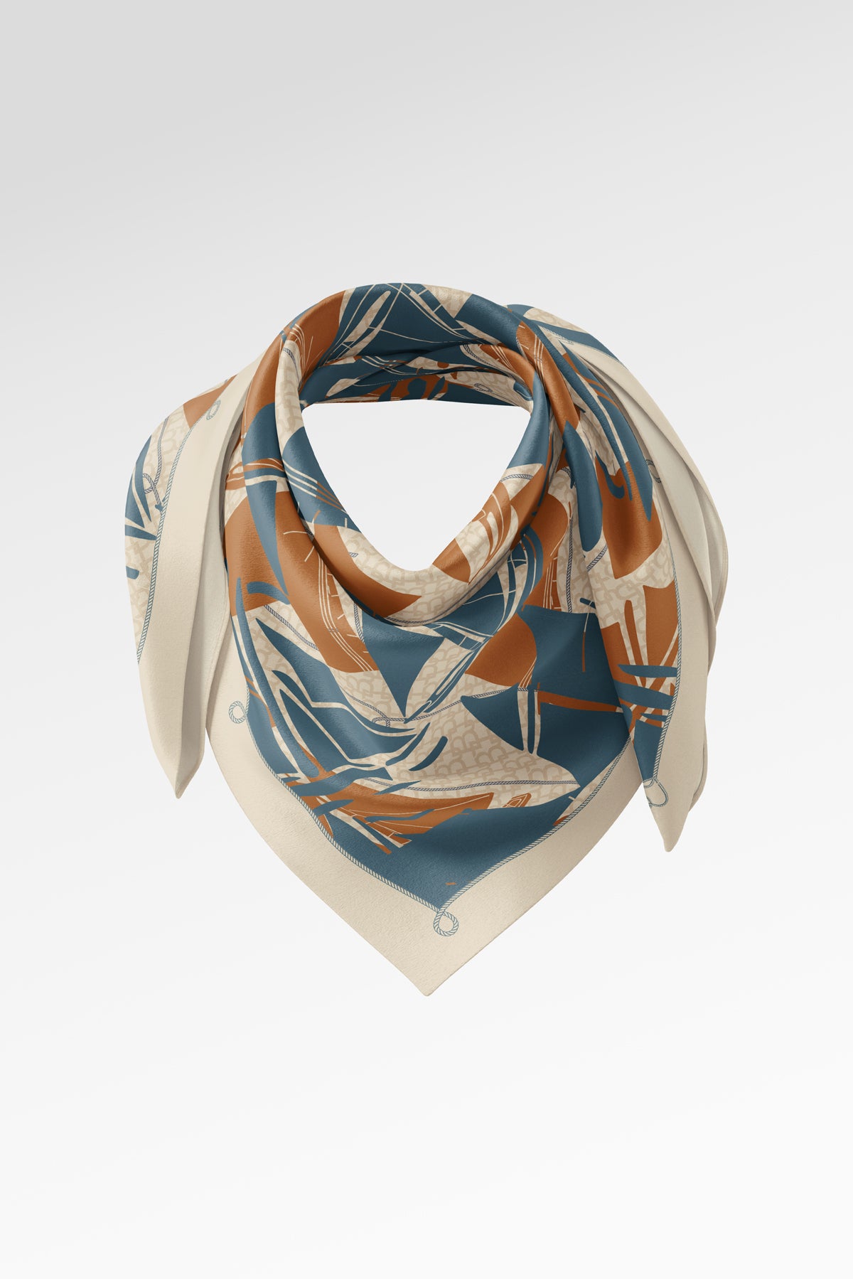 Nauticagram Scarf - Coral