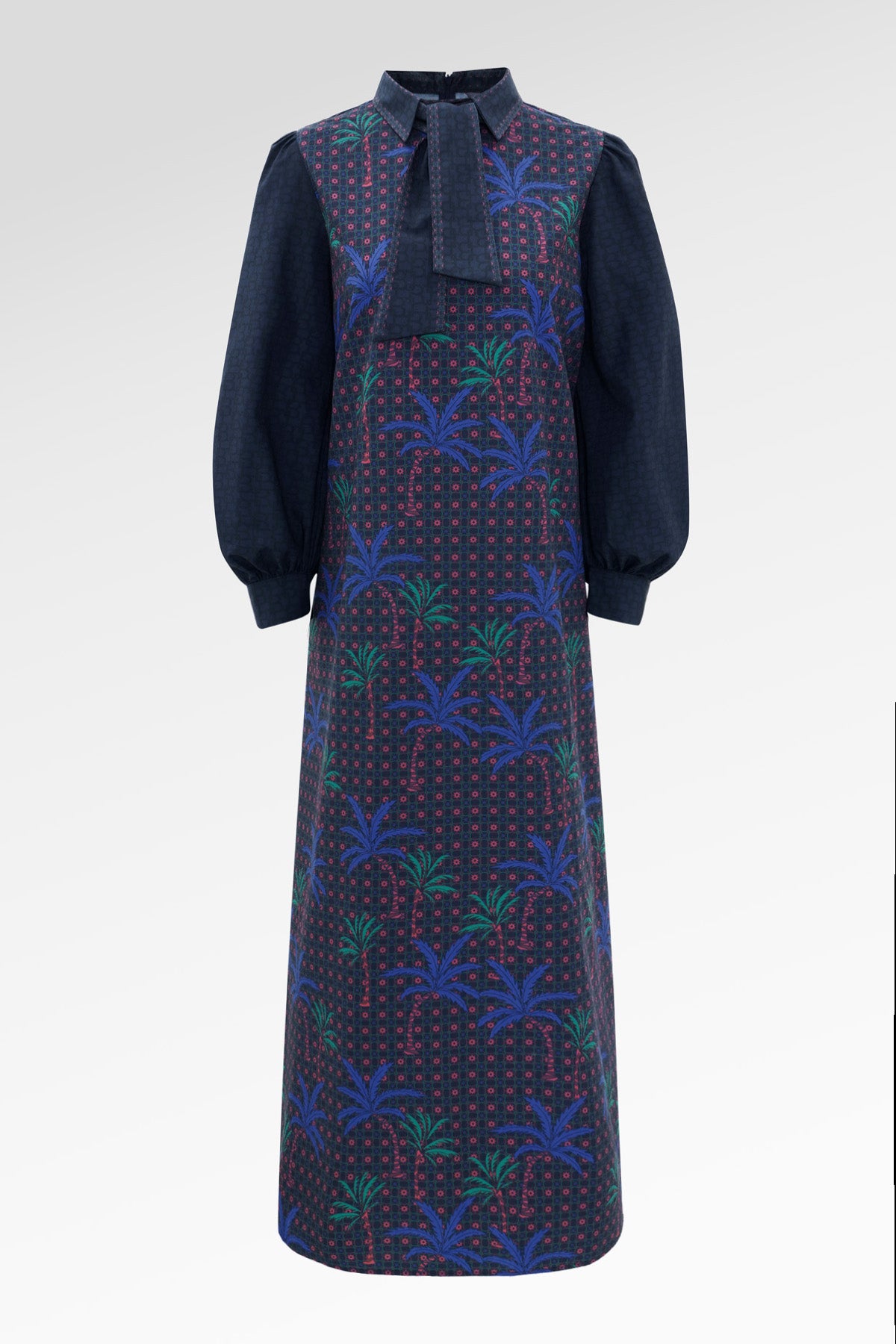 Nauticagram Tie Bow Dress - Ocean