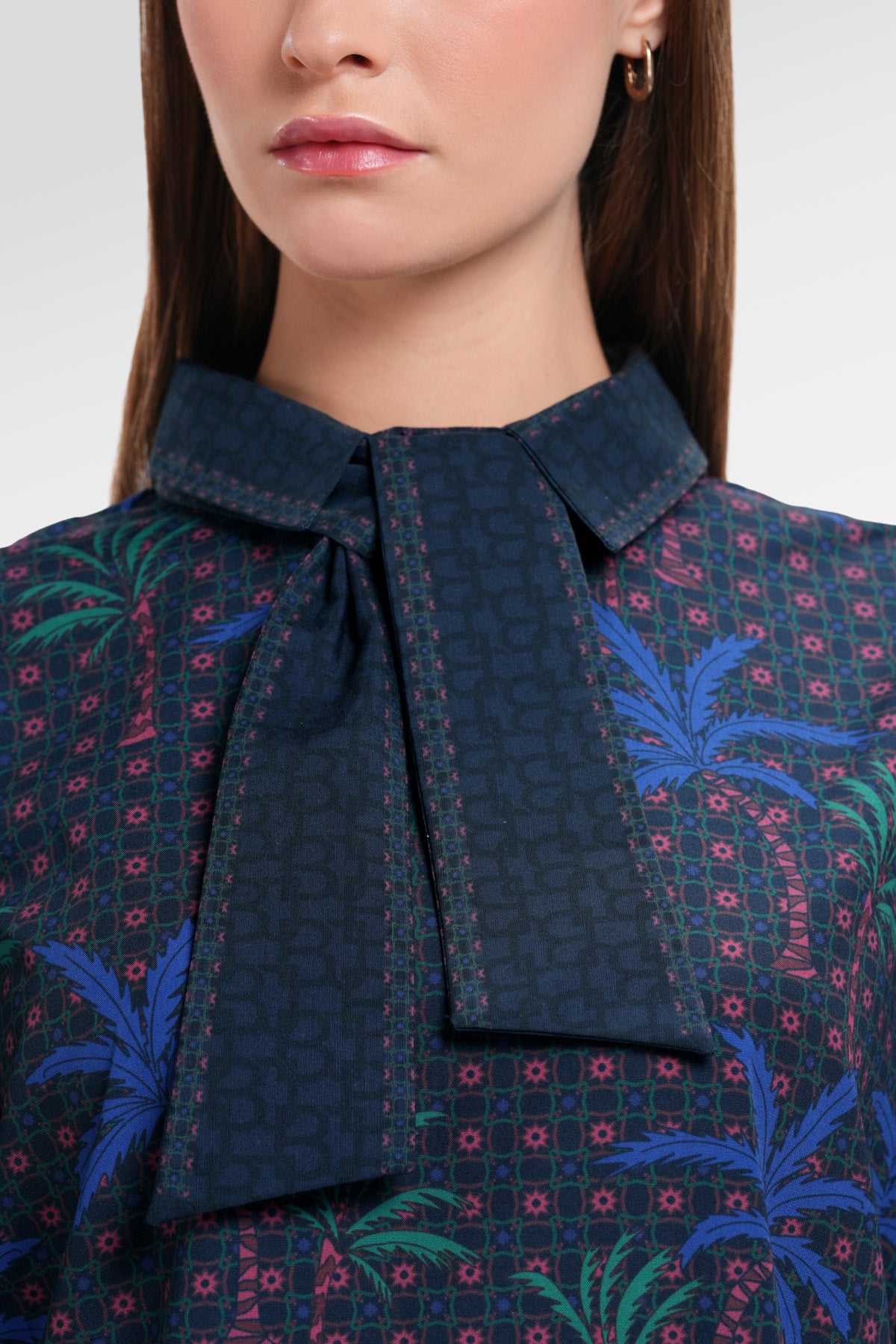 Nauticagram Tie Bow Dress - Ocean