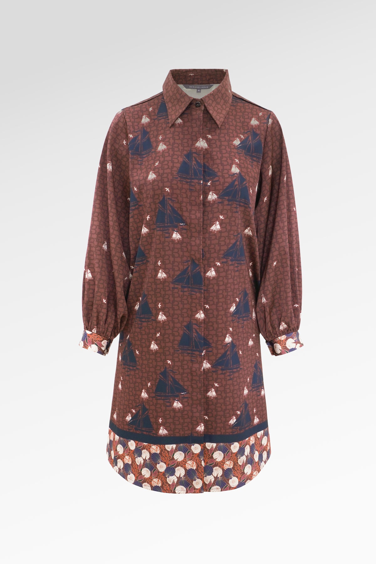 Nauticagram Tunic Shirt - Terracota