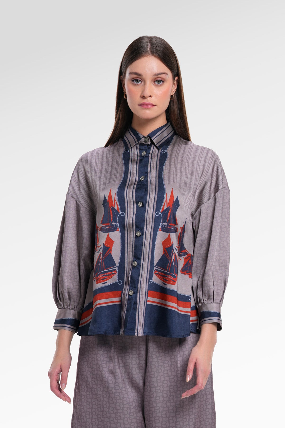 Nauticagram Yoke Shirt - Anchor