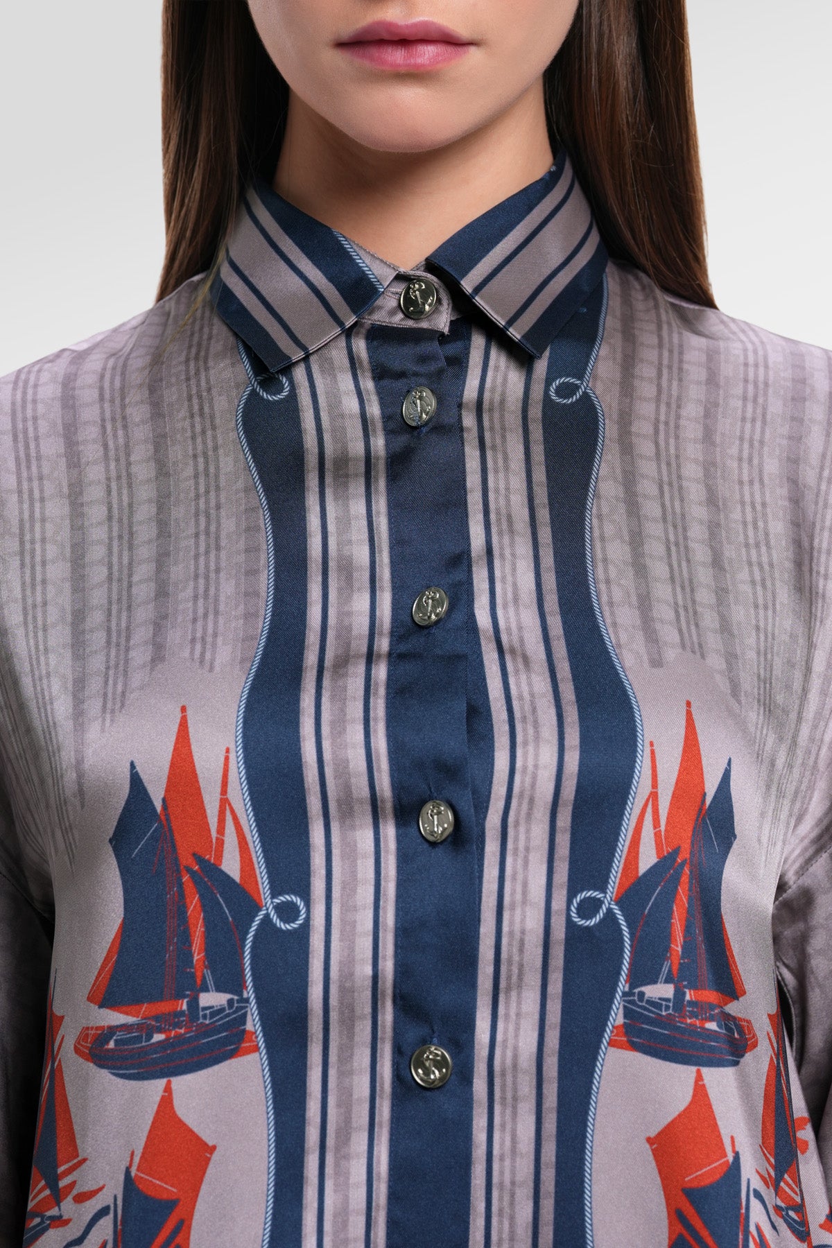 Nauticagram Yoke Shirt - Anchor