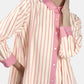 Nayleen Stripey Dress - Tender Peach