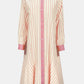 Nayleen Stripey Dress - Tender Peach