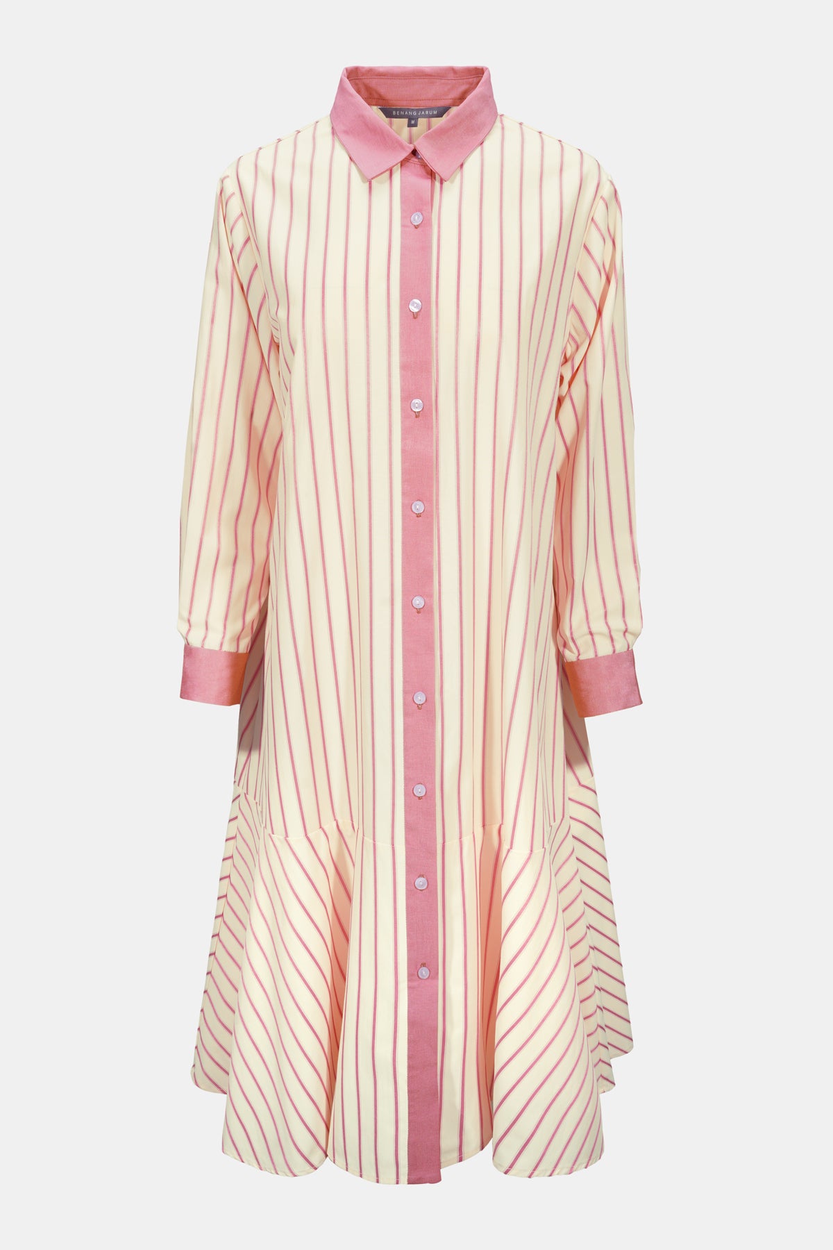 Nayleen Stripey Dress - Tender Peach
