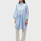 Noelle Batwing Shirt - Powder Blue