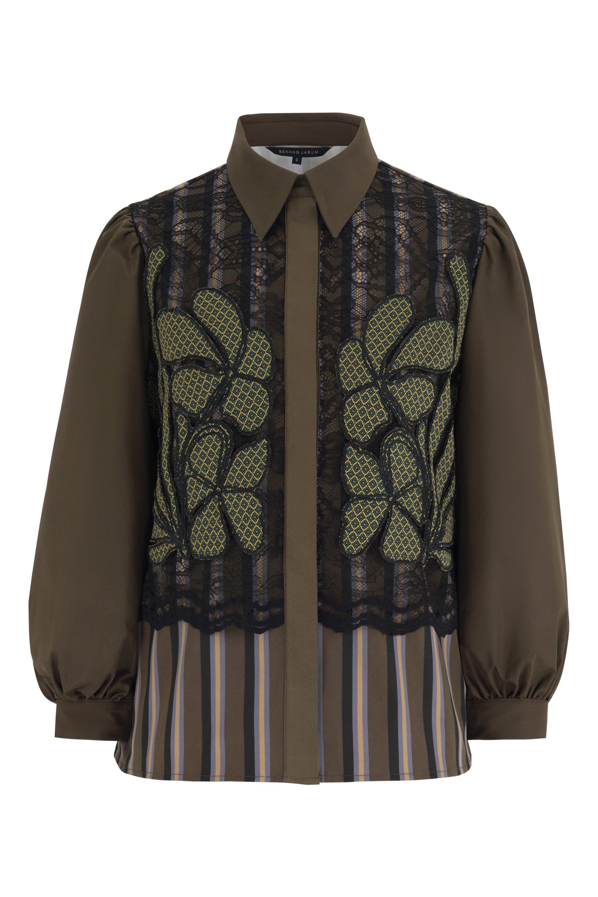 Noira Embroidery Shirt - Mousse