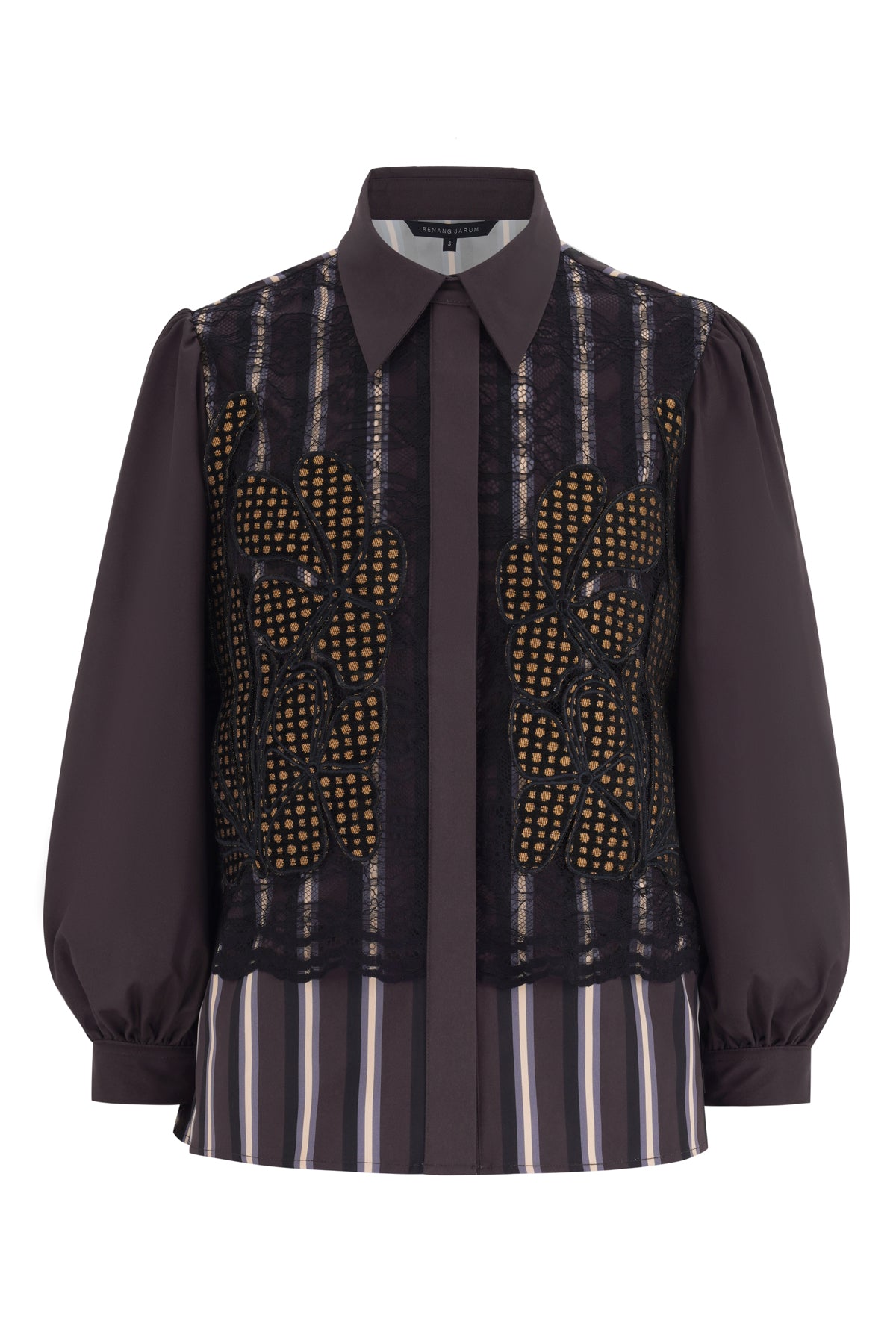 Noira Embroidery Shirt - Redwood