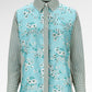 Noora Jacquard Shirt - Frosted Bloom