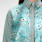 Noora Jacquard Shirt - Frosted Bloom