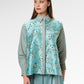 Noora Jacquard Shirt - Frosted Bloom