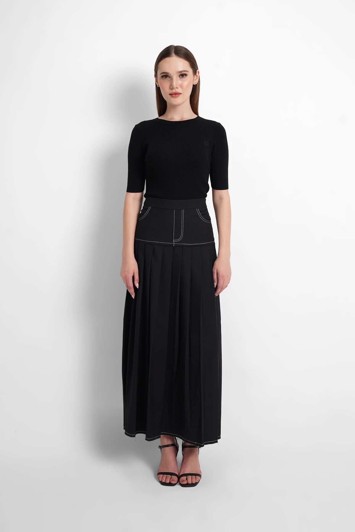 Olivia Basic Top - Black