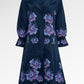 Opulent Bloom Embroidery Outer - Midnight Bloom