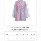 Secret Of The Sea Pleated Blouse - Shell