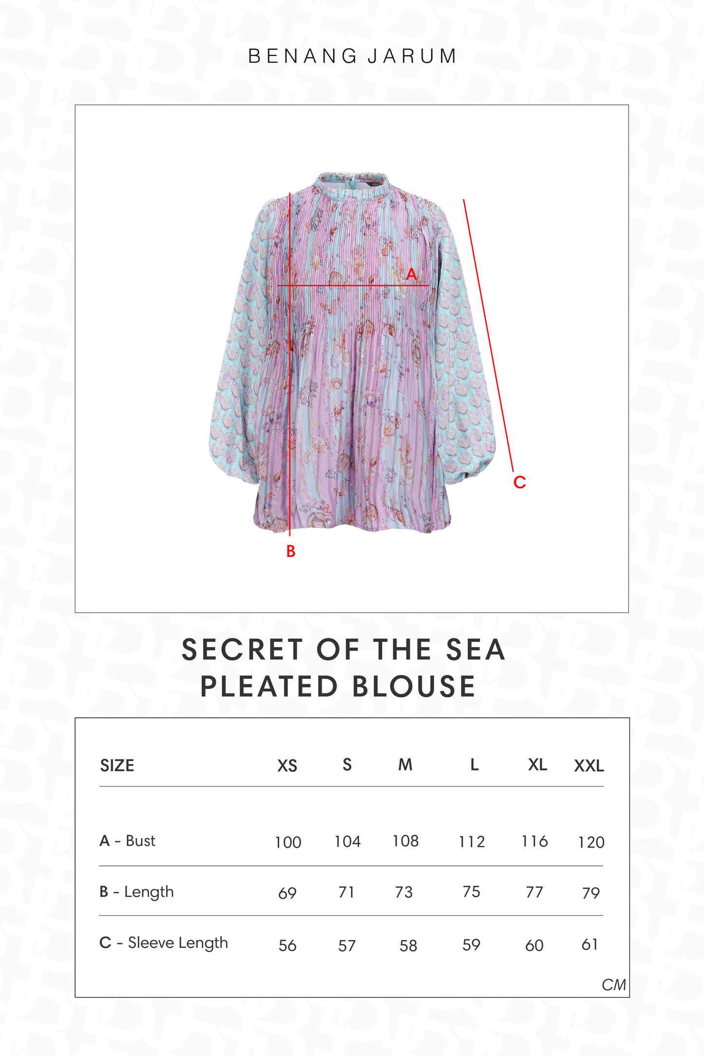 Secret Of The Sea Pleated Blouse - Shell
