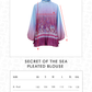 Secret Of The Sea Pleated Blouse - Starfish