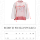 Secret Of The Sea Puff Blouse - Jellyfish