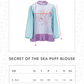 Secret Of The Sea Puff Blouse - Shell