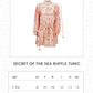 Secret Of The Sea Ruffle Tunic - Jellyfish