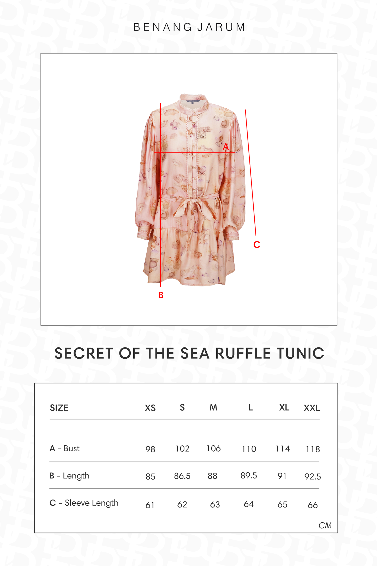 Secret Of The Sea Ruffle Tunic - Jellyfish