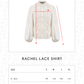 Rachel Lace Shirt - Off White