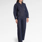 Raine Denim Overlap Top - Denim Blue