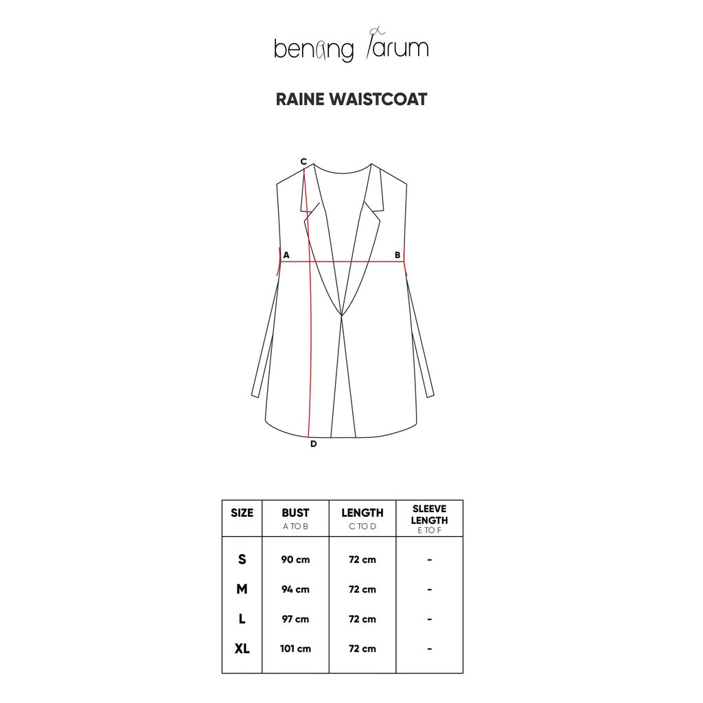 Raine Waistcoat - Coral