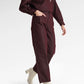 Raine Denim Pants - Maroon